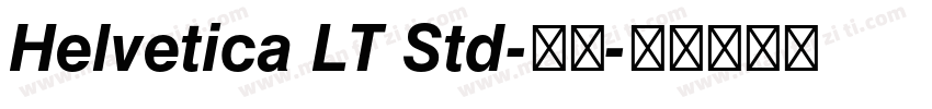Helvetica LT Std-普通字体转换